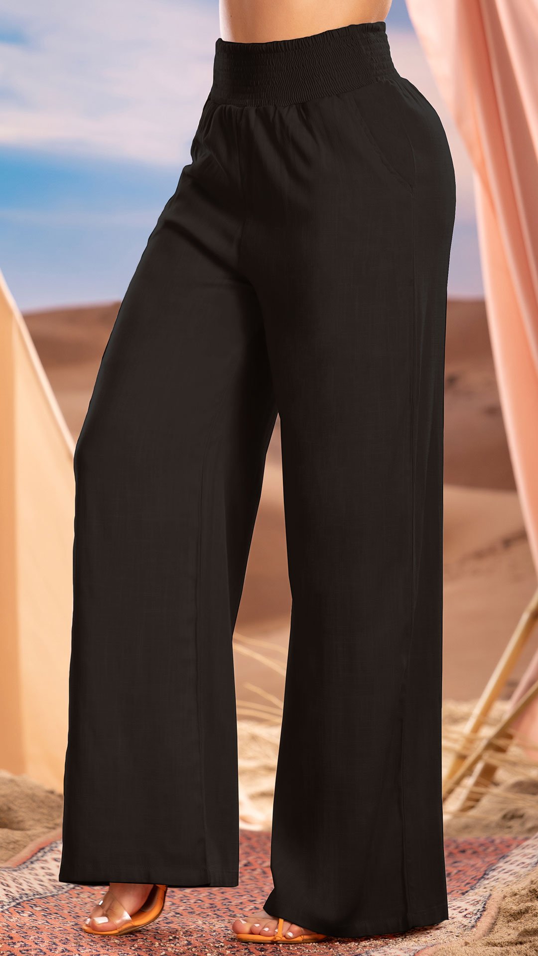 Fashion pantalon de chalis